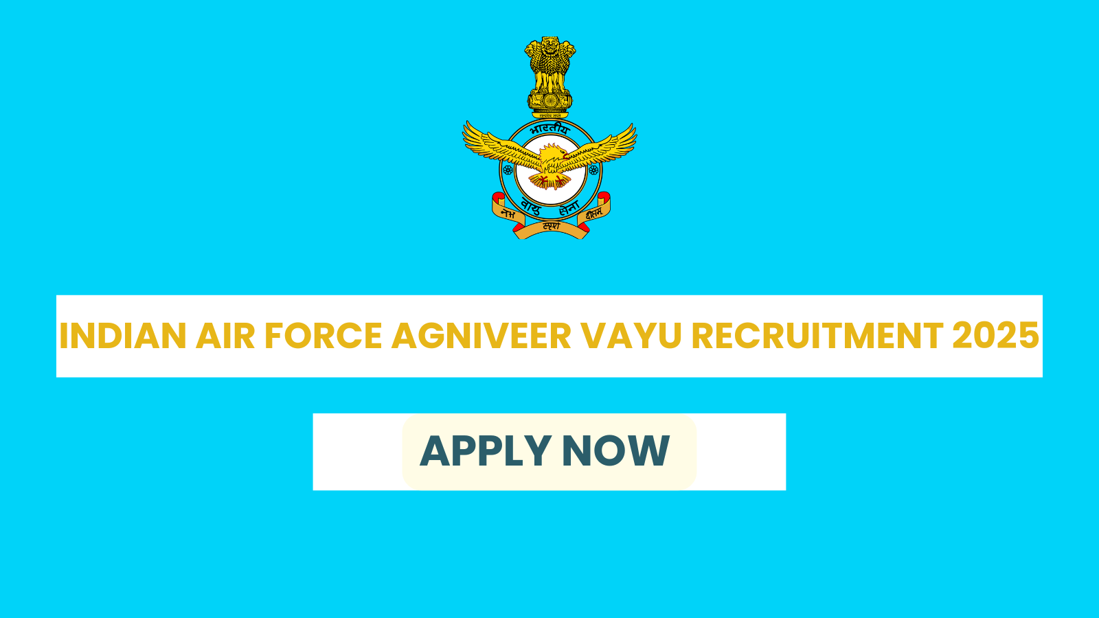 Indian Air Force Agniveer Vayu Recruitment 2025